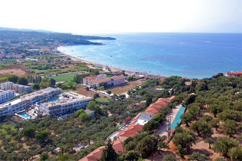Zante Palace Hotel Location